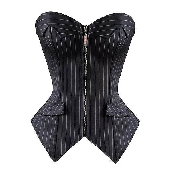 Corselet Risca Giz + brinde calcinha