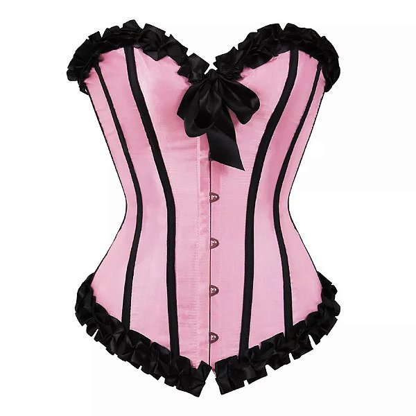 Corselet Rosa com Babadinho