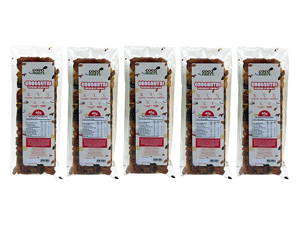 Crocnutri - Barrinha de Granola 40g - 5 Unidades