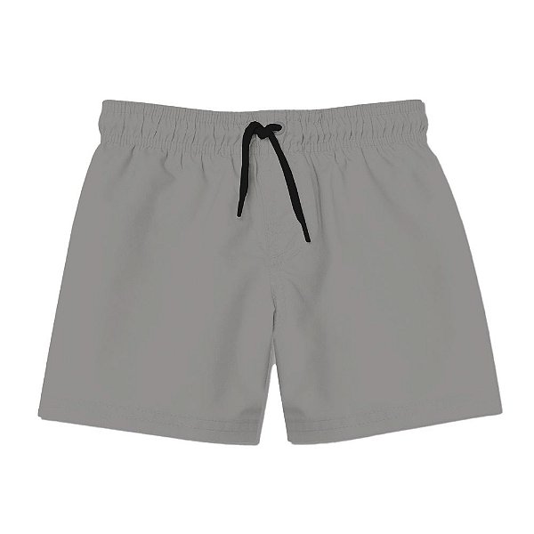 Short Masculino Liso Try Basics - Cinza Claro