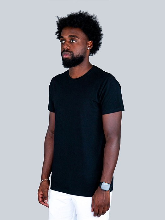 Camiseta Pima Trybasics - Preta