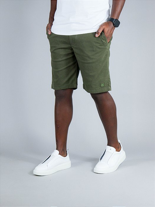 Bermuda Sarja Gideon Verde Musgo