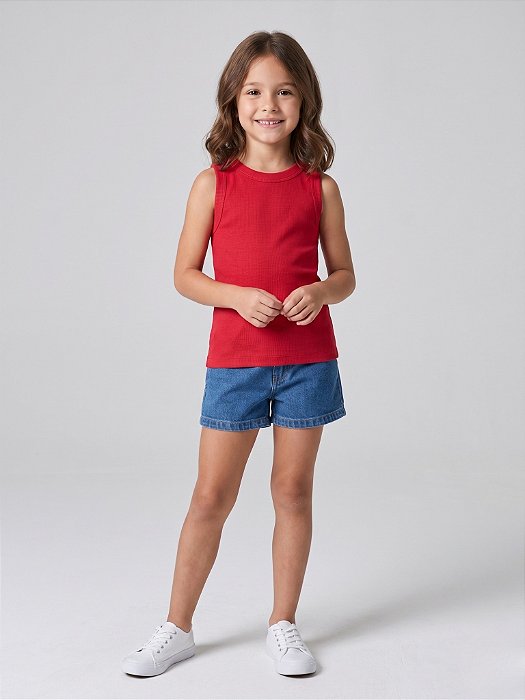 Regata Básica Infantil Trybasics I Vermelha