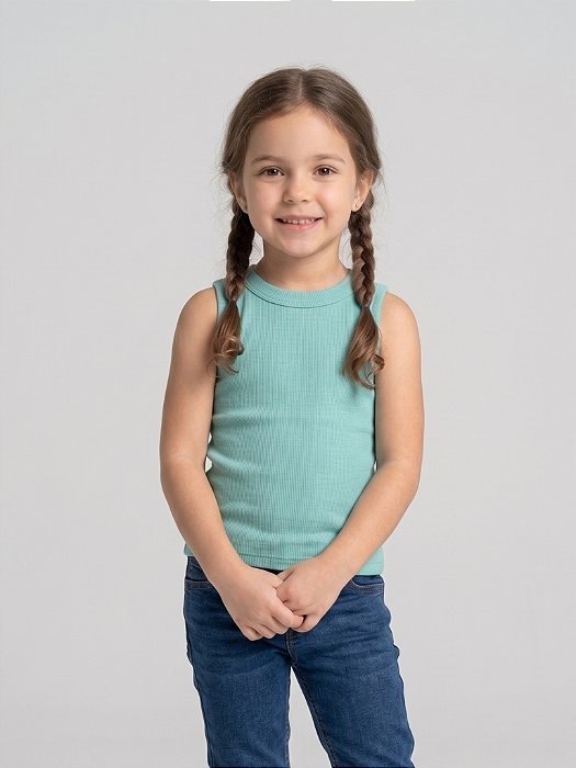 Regata Básica Infantil Trybasics I Verde água