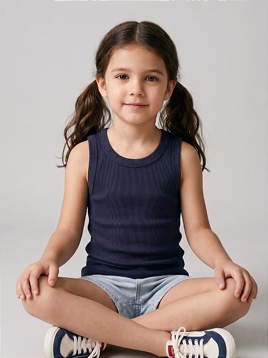 Regata Básica Infantil Trybasics I Azul Marinho