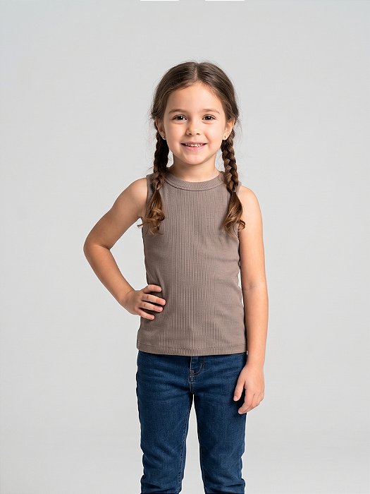 Regata Básica Infantil Trybasics I Marrom