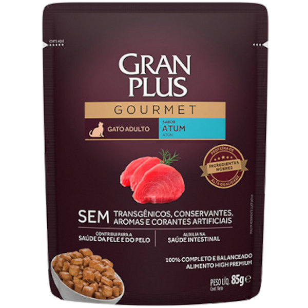 Sachê Gran Plus Gourmet Gato Adulto – Atum