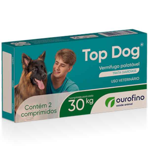 Antiparasitário Top dog 30Kg Ourofino