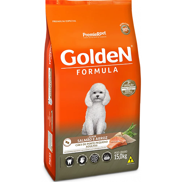 Ração Golden Fórmula Cão Adulto – Salmão e Arroz