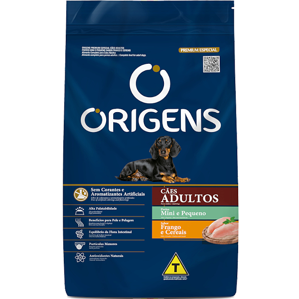Ração Origens Cães Adultos Frango e Cereais