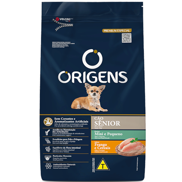 Ração Origens Sênior Frango e Cereais