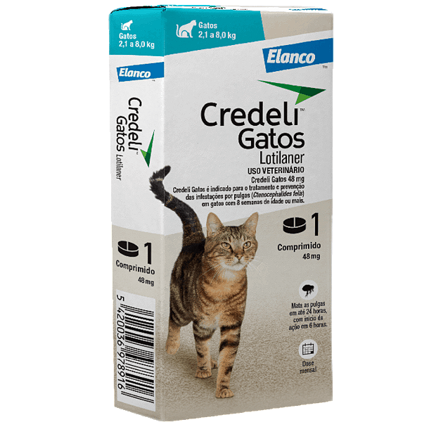 Credeli Antipulgas Gatos 2,1 a 8kg