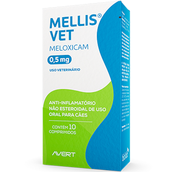 MELLIS VET ANTIFLAMATÓRIO 0,5mg PARA CÃES