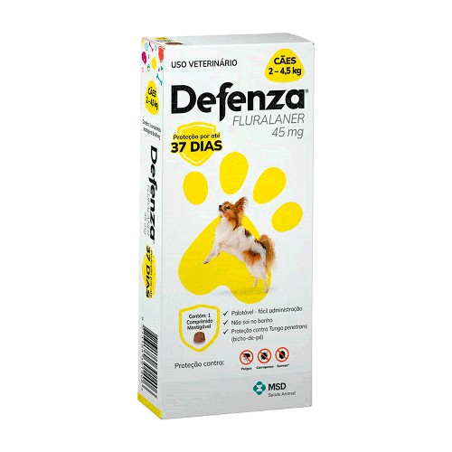 Defenza Antipulgas e Carrapatos  2 - 4,5 kg