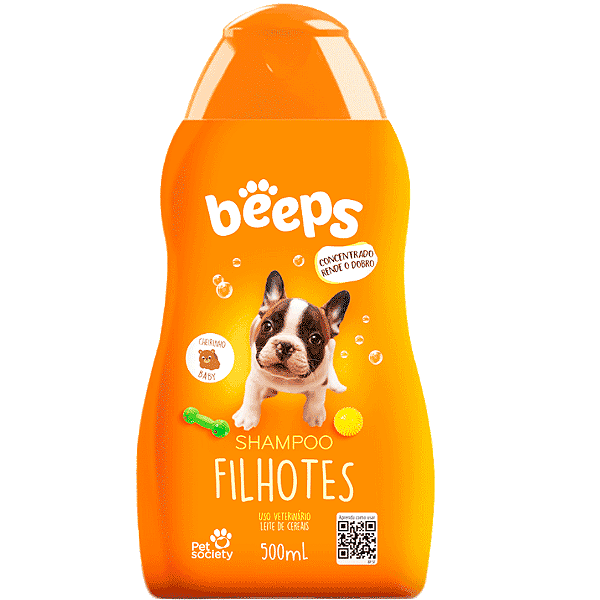 Shampoo Beeps Filhotes para Cães e Gatos 500ml