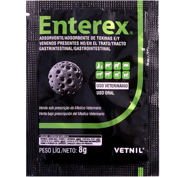 Enterex Antitóxico para Cães e Gatos 8 g