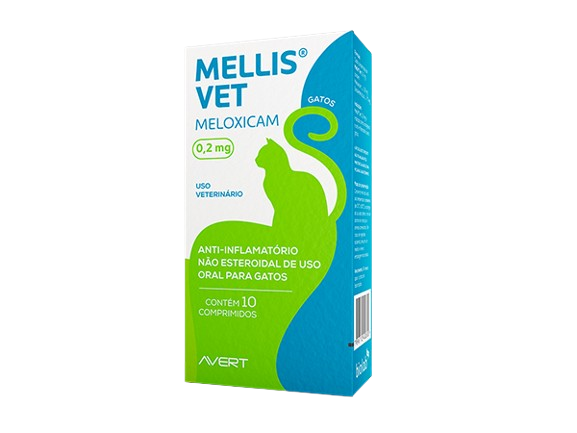Mellis Vet Anti-inflamatório 0,2mg para gatos