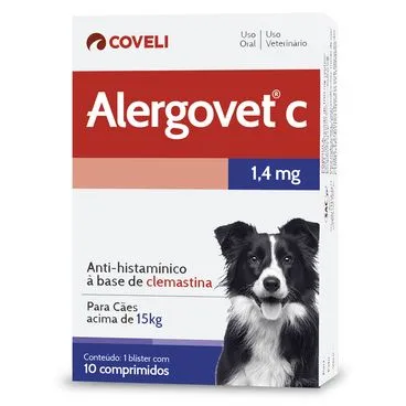 Alergovet C 1,4mg para Cães Acima de 15kg