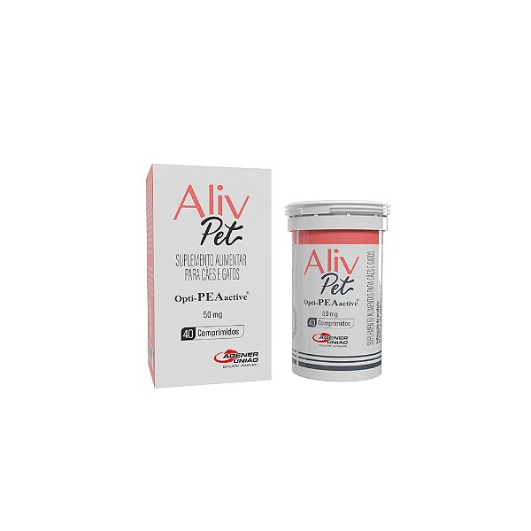 Aliv Pet 50mg 40 comprimidos Suplemento Animal