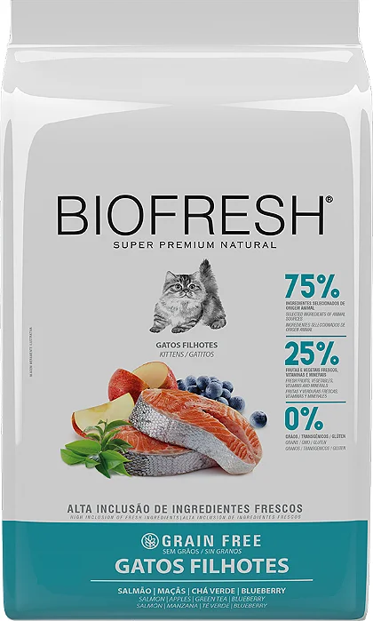 Biofresh Ração para Gatos Filhotes Salmão 1,5kg