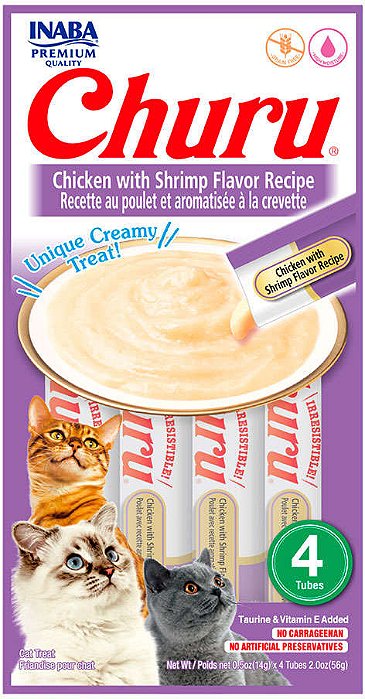 Churu Camarão Petisco Cremoso para Gatos