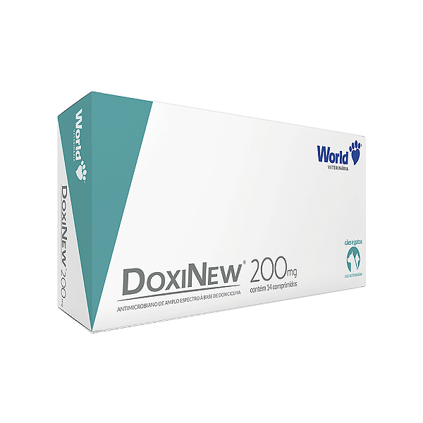 DoxiNew 200 mg 14 comprimidos para cães