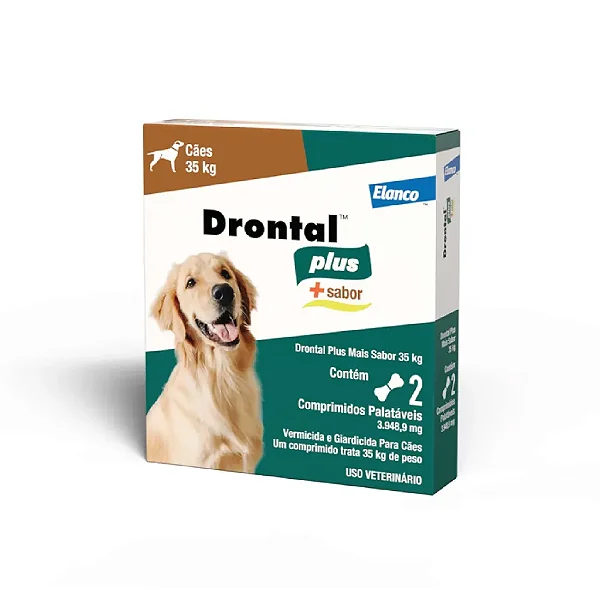 Drontal Plus Sabor Carne 35kg 2 Comp