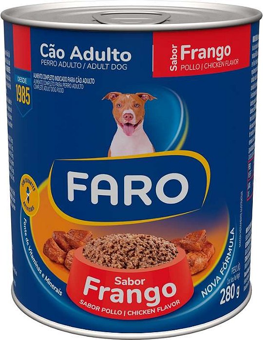 Faro Alimento Úmido para Cães Adultos Frango 280g