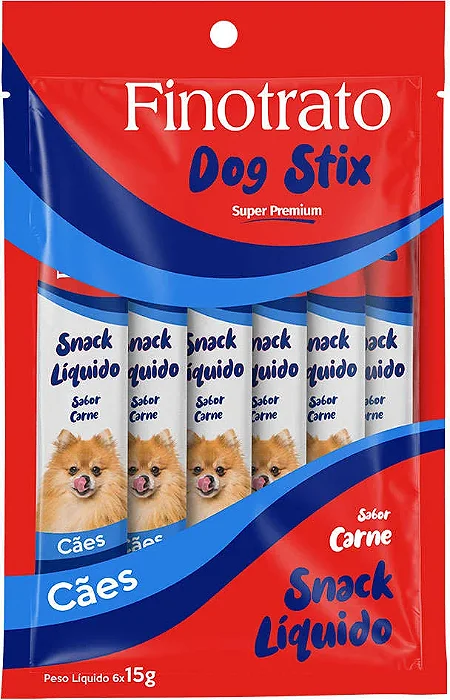 Petisco Finotrato Dog Stix para Cães Sabor Carne