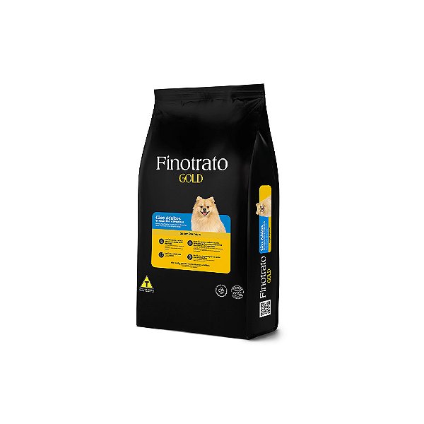 Ração Seca Finotrato Gold para Cães Adultos Raças Mini e Pequenas 10 kg