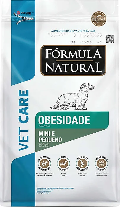 Ração Seca Fórmula Natural Vet Care Obesidade para Cães de Porte Mini e Pequeno