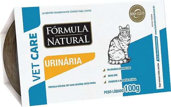 Ração Úmida Fórmula Natural Vet Care Urinária para Gatos 100g