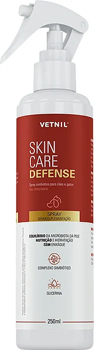 Spray Vetnil Skin Care Defense para Cães e Gatos 250 ml