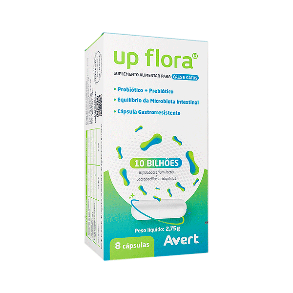 Up Flora Suplemento Alimentar Avert 8 cápsulas