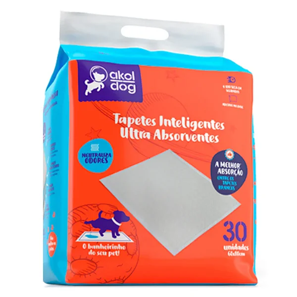 Tapete Higiênico Akol Branco 60x80 cm