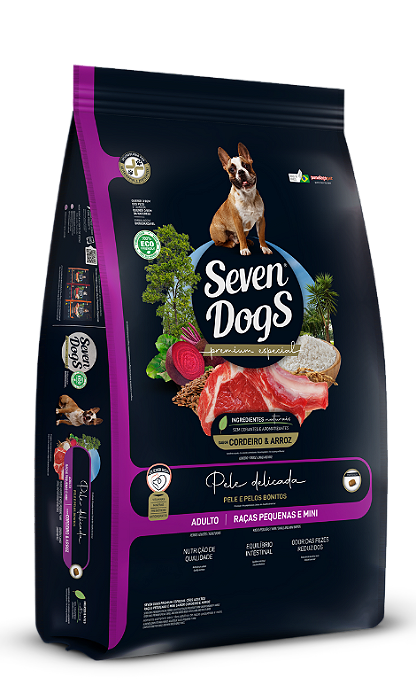 Ração Seven Dogs Raças Mini Cordeiro