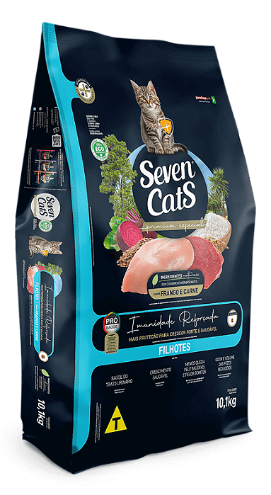 Ração Seven Cats Filhotes 10kg