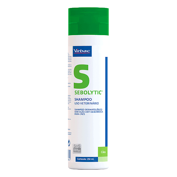 Shampoo Sebolytic para Cães Virbac 250 ml