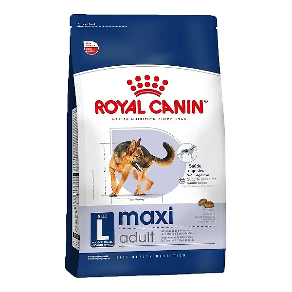 Ração Royal Canin Maxi Adult 12kg para Cães Grandes