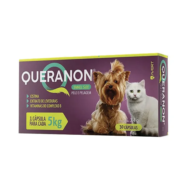 Quéranon Small Size 30 cápsulas até 5kg