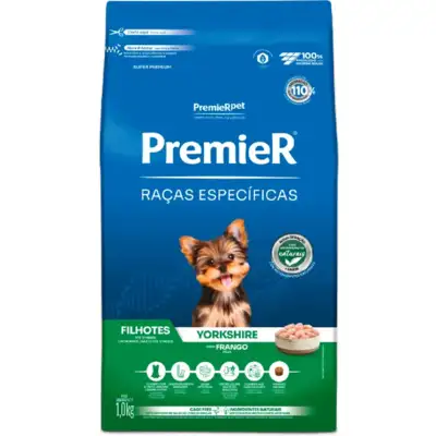 Ração Premier Yorkshire Filhotes 1kg