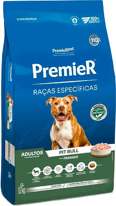 Premier Pet Ração Pit Bull Adulto 12kg