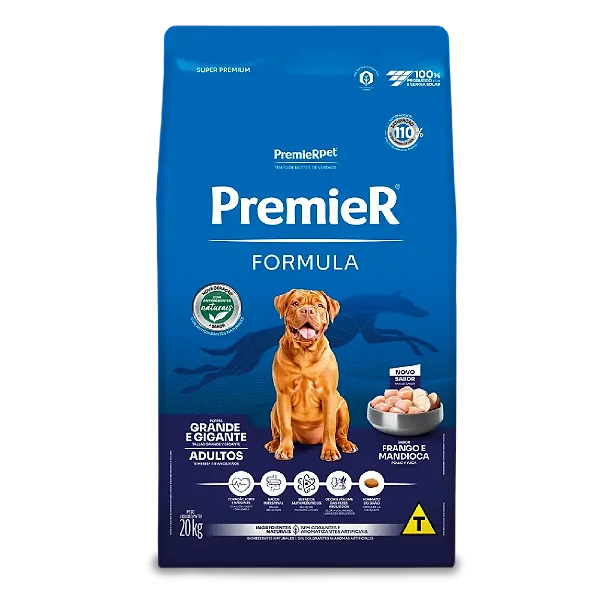 Premier Formula Cães Raças Grandes Frango 20kg
