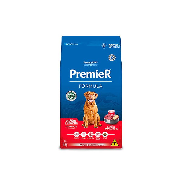 Premier Fórmula para Cães Grandes e Gigantes 15 kg