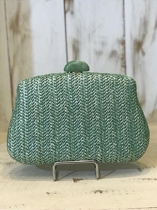 CLUTCH BORDADA VERDE TIFANNY