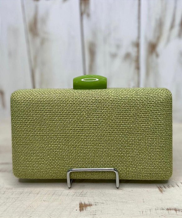 CLUTCH PEDRA VERDE OLIVA