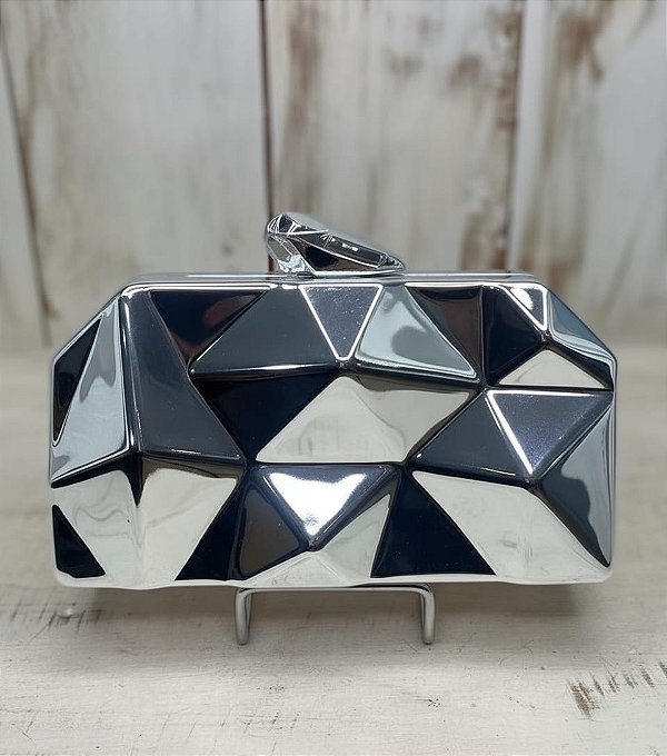 CLUTCH CROMADA PRATA