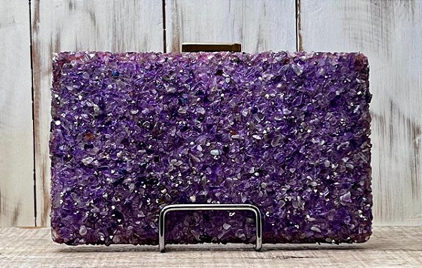 CLUTCH PEDRAS LILÁS