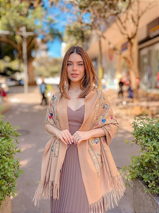 PASHMINA BORDADA