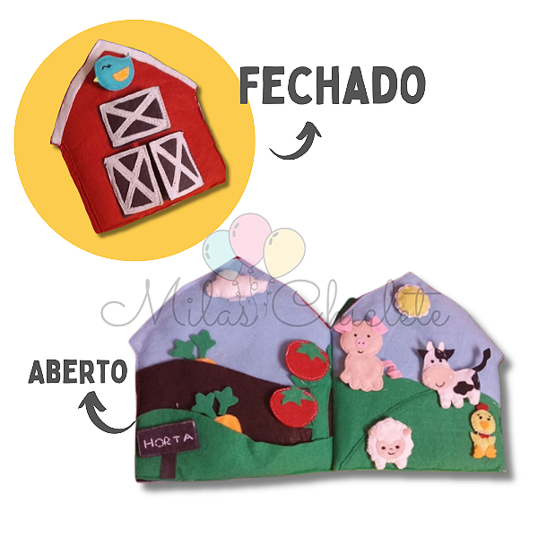 Quiet book fazendinha